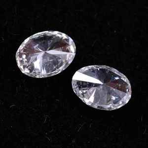 Paire de diamants ovales de laboratoire de 1,01 à 3,51 carats, certifiés IGI, pierres lâches pour la fabrication de boucles d'oreilles, cadeau d'anniversaire - Product Image 1