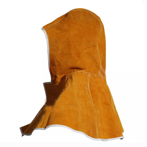 Capuche de soudeur en cuir de vachette fendu, protection thermique, protection industrielle de la tête, protection du niveau B, 500-1000C - Product Image 5