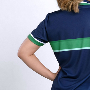 บริการ OEM ODM เสื้อโปโลผู้หญิง ทรงเข้ารูป สไตล์ลำลอง พิมพ์ลายแบบ Sublimation ผ้าระบายอากาศ มีสินค้าพร้อมส่ง ราคาถูก - Product Image 5