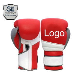 Gants de boxe en cuir de vachette sur mesure, haute qualité, pour entraînement MMA et Sanda, équipement de combat durable pour arts martiaux - Product Image 2