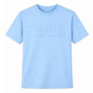 Camiseta con Estampado Retro de 1938, Algodón Premium, Unisex, Informal, Suave, Transpirable, Clásica, Minimalista, para Uso Diario - Product Image 1