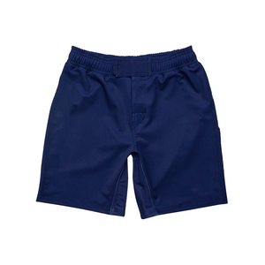 Pantalones Cortos de Secado Rápido Azul Marino para Niños con Cintura Azul Claro, Corte Regular, Ropa Infantil - Product Image 3