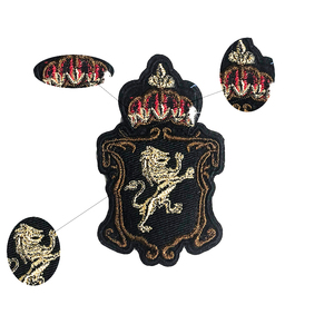 <b>Machine</b> Embroidered Custom Shape Canvas Fabric <b>Badges</b> with Custom Logo OEM High Quality Custom Colors Washable Promotion Use - Product Image 3