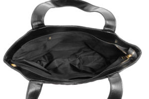 Fashion Quilted Tote Bag with Removable <b>Wallet</b> PU Leather Black Handbag Customizable Women Purse for Commuting Traveling - Product Image 4