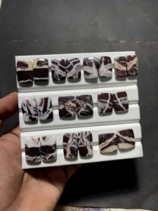 พลอยแจสเปอร์มะพร้าวธรรมชาติคู่ ทรงคาโบชอง ขัดเงา พร้อมจำหน่าย ขายส่งจากผู้ผลิตและผู้จัดจำหน่าย - Product Image 4