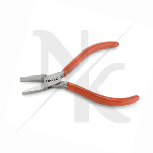 Best Quality Professional High Performance Stainless Steel Flat Half Pliers 130mm Beading <b>Wire</b> Wrapping Jewelry Tool Nafko - Product Image 6