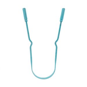 Raspador de Lengua en Forma de U, Color Turquesa, Recubierto de Acero Inoxidable, Higiene Bucal, Elimina Bacterias y Mal Aliento, Reutilizable para Adultos - Product Image 2