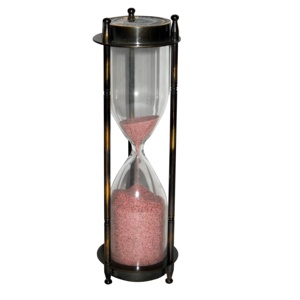 Waterproof Hourglass 15 Minutes Hourglass Sand Glass Holiday Gift Timer Souvenir Hot <b>Sale</b> Metal Glass Sand Home Decor Item - Product Image 1