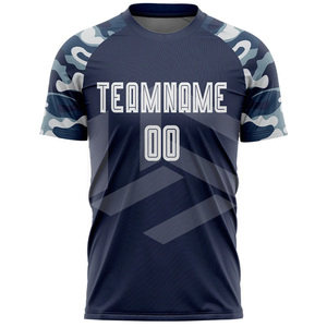 เสื้อฟุตบอลทีมชายแบบสั่งทำ OEM แห้งเร็ว แขนสั้น คอกลม พิมพ์ลายแบบ Sublimation - Product Image 6