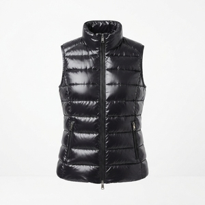 Veste matelassée sans manches décontractée pour femme, doudoune thermique d'hiver personnalisée, gilet rembourré de marque en gros - Product Image 2