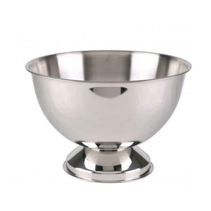 Wholesale Stainless Steel Wine Bowl Large Capacity <b>Footed</b> Champagne <b>Ice</b> Bucket Beaded Metal Beverage Tub Punch Bowl For Sale - Product Image 5