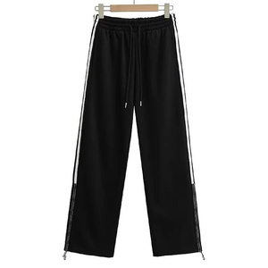 Pantalones Casuales de Verano para Hombre al por Mayor, Ligeros, de Cintura Media, con Cinta, Corte Recto y Curvo, Ajuste Holgado, Diseño Moderno - Product Image 4