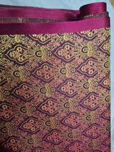Designer Organic Eco-Friendly Medium Weight Brocade Jacquard Silk Fabric Wedding Bedding Bridal Gowns Stage Costumes Fashion - Product Image 4
