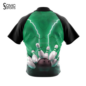 Diseño de camiseta Polo de cricket de bolos personalizado mejor sublimación hombres Golf Jersey Y BOWLING JERSEY - Product Image 4