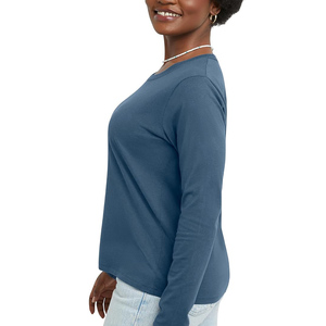 T-shirt d'été à manches longues pour femmes, tendance, fabriqué avec les meilleurs matériaux, coupe ajustée décontractée, respirant, design unique, en vente en ligne - Product Image 3