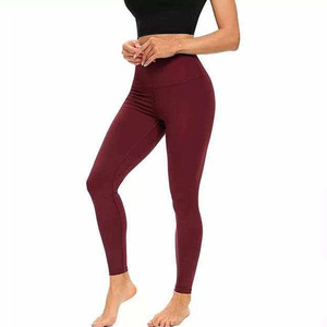 Women's High Waist Breathable Quick Dry Yoga Leggings Nylon Spandex Gym Fitness Workout Pants - Product Image 4
