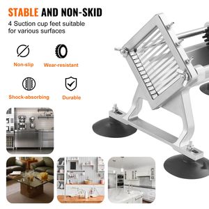 Commercial 1/4 Inch Stainless Steel Aluminum Alloy <b>Vegetable</b> <b>Cutter</b> Slicer Machine Manual Fruit Slicer for <b>Vegetables</b> Flour - Product Image 5