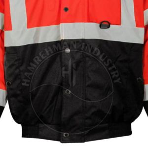 Security <b>Work</b> <b>Jacket</b> Reflective <b>Construction</b> High Visibility Multi Men's Customizable Logo High Visibility Security <b>Jacket</b> with - Product Image 3
