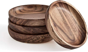 Posavasos Decorativos de Madera, Ideales para Servir Té, Café o Bebidas, Disponibles por blossom craft india - Product Image 6