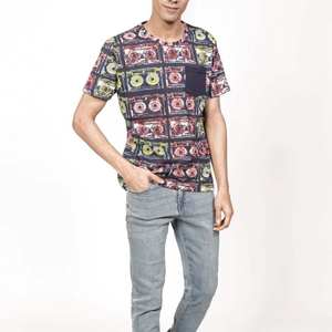 Camiseta de sublimación para hombre, 100% algodón, ajustable, de tacto suave, estilo nuevo, holgada, en oferta. - Product Image 2