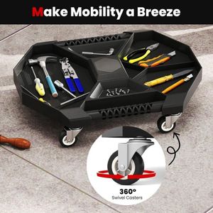 Chariot d'atelier roulant portable pour la réparation automobile en garage - Product Image 4