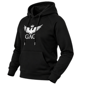 Sudadera con Capucha Negra para Hombre, Estilo Casual Urbano, Manga Larga, Bolsillo Canguro, Cordón Ajustable, Corte Holgado - Product Image 5