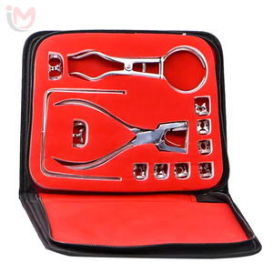 Kit de barrage en caoutchouc pour cliniques dentaires, pinces en acier inoxydable, ensemble de poinçons et de forceps, vente en gros OEM - Product Image 5