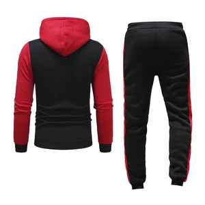 Conjunto Deportivo de Dos Piezas al Por Mayor, OEM, Personalizado, de Alta Calidad, Sudadera con Cierre y Pantalones Deportivos de Algodón para Hombre - Product Image 2