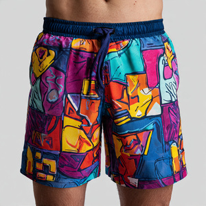 Summer Street Fashion Sublimation <b>Shorts</b> Men 100% Polyester Workout Running Wear <b>Shorts</b> Mens gym Fitness Wear Printed <b>Shorts</b> Men - Product Image 5