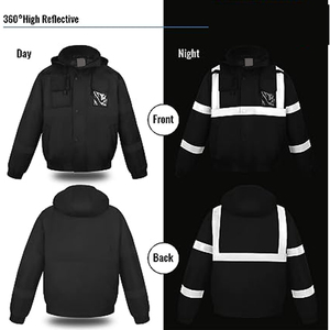 เสื้อแจ็คเก็ตนิรภัยสำหรับงานเหมือง เสื้อแจ็คเก็ตสำหรับงานอุตสาหกรรมแบบสั่งทำพิเศษ พร้อมคุณสมบัติสะท้อนแสง กันน้ำ และทนทาน - Product Image 5