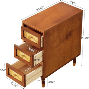 Tavolino da Caffè in Rattan, Tavoli Console Senza Supporto, Nessun Difetto, Nessun Rimborso o Reso - Product Image 2