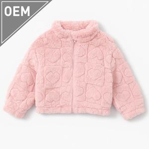 Factory Direct Sale New Design Winter Long Girl's Cuddly Plush <b>Fluffy</b> High Pile Fleece Stand Collar 100% Polyester Coat Zipper - Product Image 5