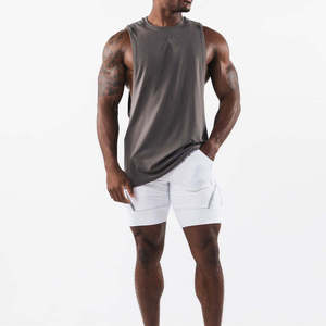 Camiseta sin mangas de alta calidad OEM, transpirable, para gimnasio, para hombre. - Product Image 3