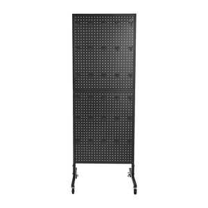 23.6 X 63 in <b>Acrylic</b> Pegboard <b>Display</b> <b>Stand</b> Swivel Casters 30 Hooks Thickened Cold Rolled Steel PE Standing Pegboard <b>Display</b> - Product Image 6