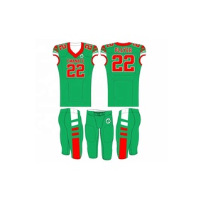 Uniformes de fútbol americano de equipo personalizado profesional al por mayor uniforme de fútbol americano reversible - Product Image 1