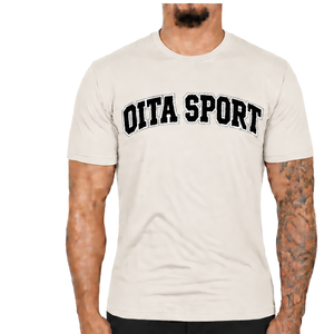 T-shirt blanc ajusté pour homme, manches courtes, col rond, imprimé personnalisé, coupe slim, décontracté, en coton, vente en gros, streetwear, sport - Product Image 1