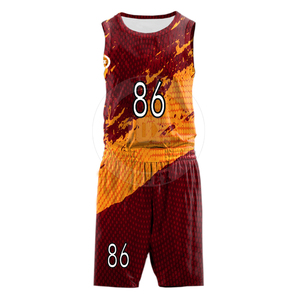 Ensemble uniforme haute performance avec texture lisse et durabilité longue durée, uniforme de basketball pour équipes - Product Image 2