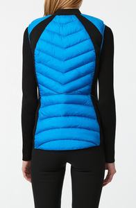 Premium Women's Winter Neoprene Trim Quilted Vest Waterproof <b>Waistcoat</b> Gilets Embroidery Button Decoration Wholesale Fashion - Product Image 5