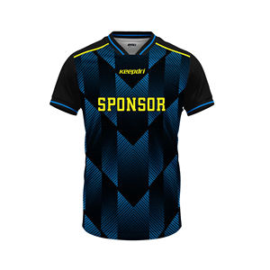 Camisetas de fútbol personalizadas para hombre, conjunto de ropa de fútbol de poliéster de secado rápido, camiseta de fútbol técnica impresa sin costuras transpirable, camiseta de fútbol para hombre - Product Image 2