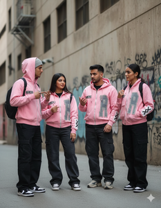 Hoodies pour hommes de qualité supérieure, style streetwear, avec broderie et patchs effet vieilli, couleurs unies, fermeture éclair – Fabricant - Product Image 2