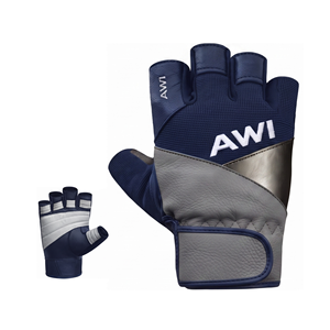 Unisex Half-<b>Finger</b> Customizable Fitness Gloves Wrist <b>Support</b> Spandex/Polyester Non-Slip Pull-On Closure for Weight Lifting - Product Image 4