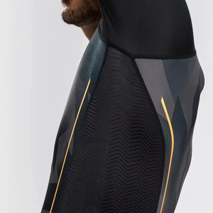 Rashguard personnalisé de haute qualité pour hommes - Spandex/Polyester, vêtements de compression, séchage rapide, antibactérien, manches longues, BJJ/MMA - Product Image 3