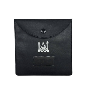 Masonic Regalia Breast Jewel Case Single Slot Jewel Case PU Leather & Genuine Masonic Jewel Case OEM Service - Product Image 4