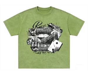 Camiseta de Hombre de Alta Calidad 100% Algodón Tejido, Estilo Urbano Oversize, Anti-Pilling, de Gran Gramaje 280 Gsm, Personalizable DTG, Lisa, Casual - Product Image 5