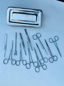 Hot Sales 14pcs Minor Surgery Set Customized Material Surgical Instrument <b>Kits</b> CE Approved Electricity Small Surgery Box 3-Year - Product Image 4