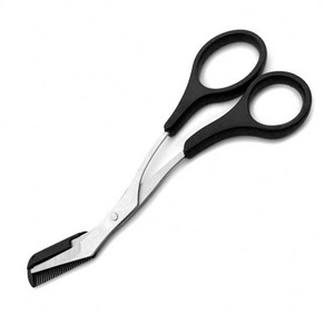 Tijeras para cejas, herramienta de belleza profesional de acero inoxidable para dar forma a las cejas y cuidado diario - Product Image 4