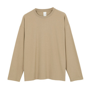 Camiseta de Manga Larga al por Mayor 100% Algodón Lisa Unisex con Cuello Redondo, Camiseta de Manga Larga para Hombre, Camiseta Personalizada para Hombre - Product Image 3