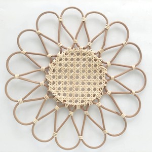 Cane webbing charger plates rattan dinner place <b>mat</b> table <b>mats</b> top quality handweave placemat - Product Image 2