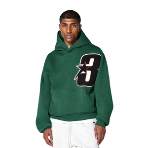 Sudaderas con Capucha para Hombre, Personalizables con Logotipo e Impresión, Talla Grande, Algodón, 430 g/m², Sudadera de Felpa, Estilo Urbano, Impresión Puff - Product Image 1
