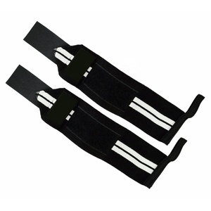 Muñequeras unisex personalizadas para levantamiento de pesas, soporte para muñeca, agarre flexible para entrenamiento de gimnasio y peso muerto, con correas de sujeción, para seguridad en fitness - Product Image 1